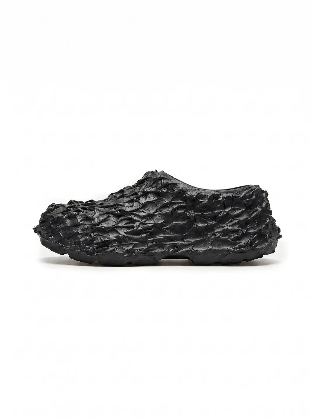 BR | Grunge Thorn Textured Chunky Platform Slip On Shoes