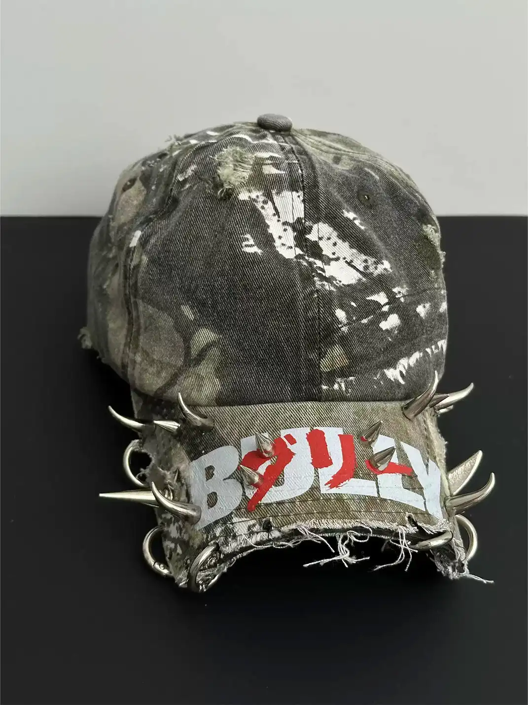 BR | Distressed Cut Raw Edge Broken Brim Baseball Cap