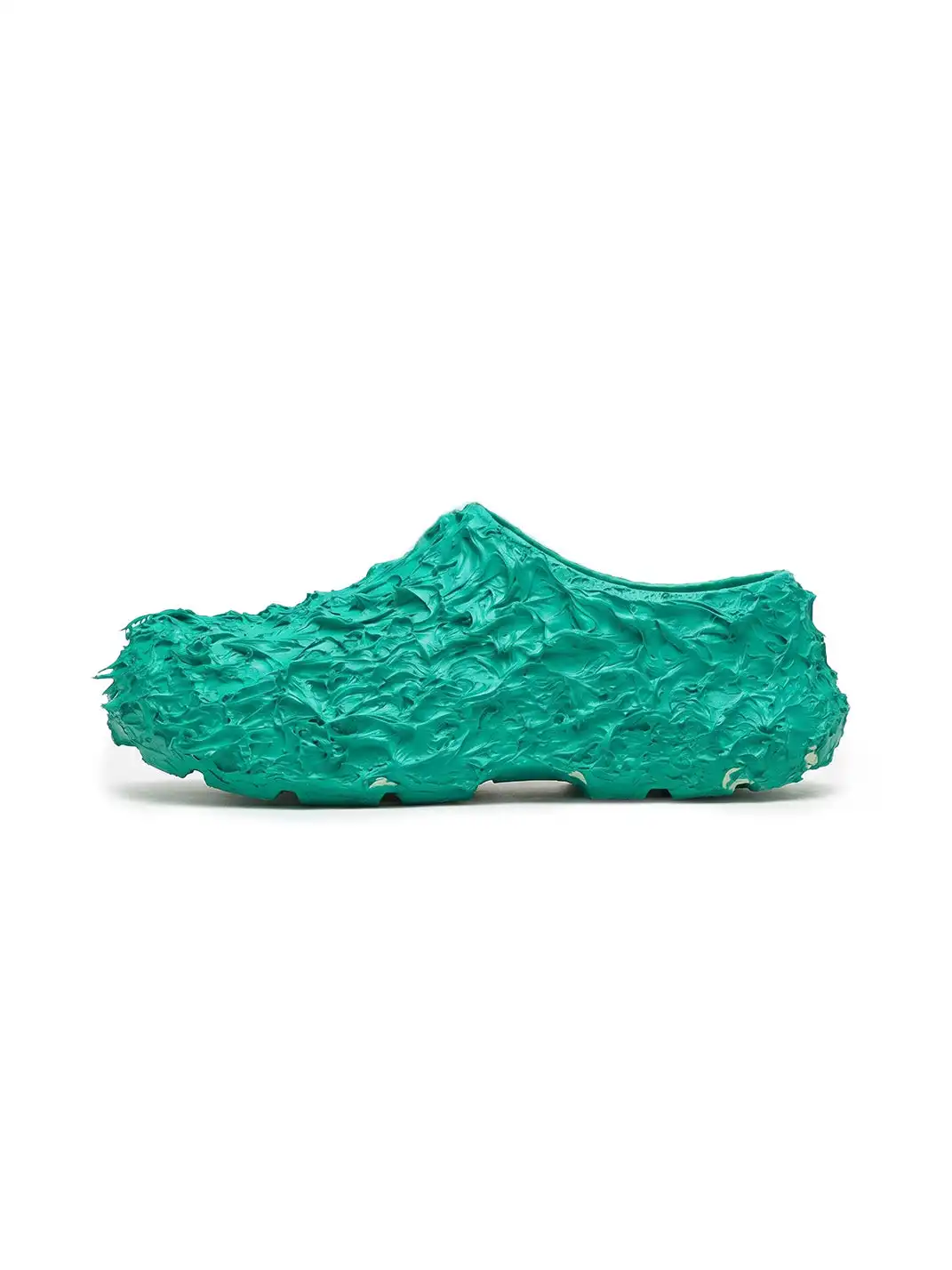 BR | Round Toe Rubber Chunky Platform Bread Sneakers