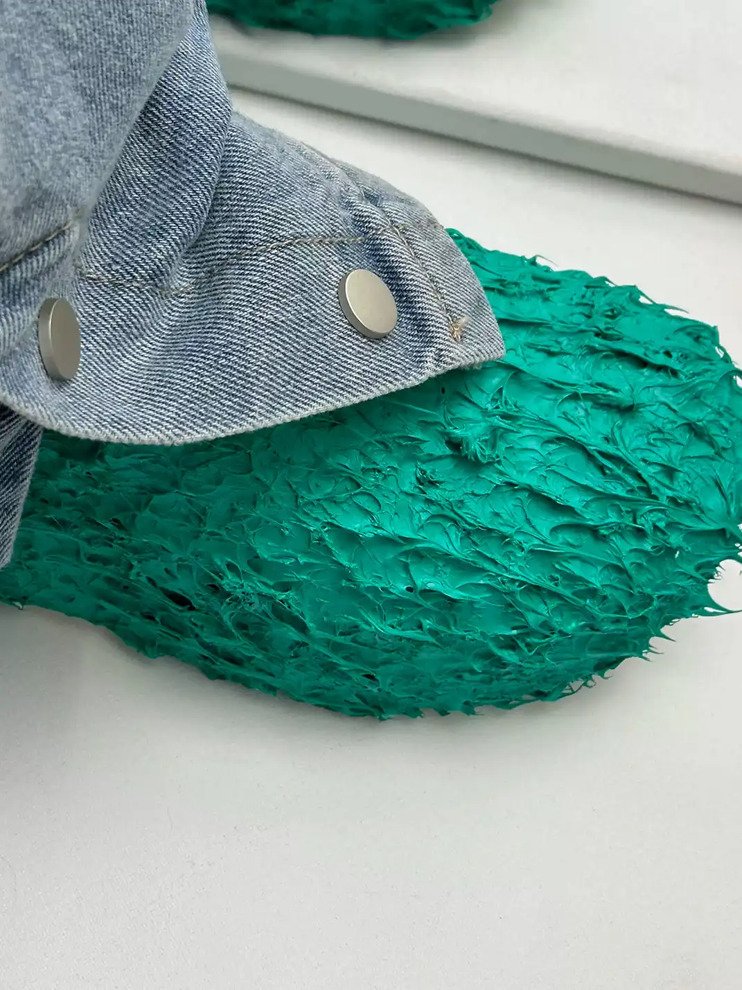 BR | Round Toe Rubber Chunky Platform Bread Sneakers