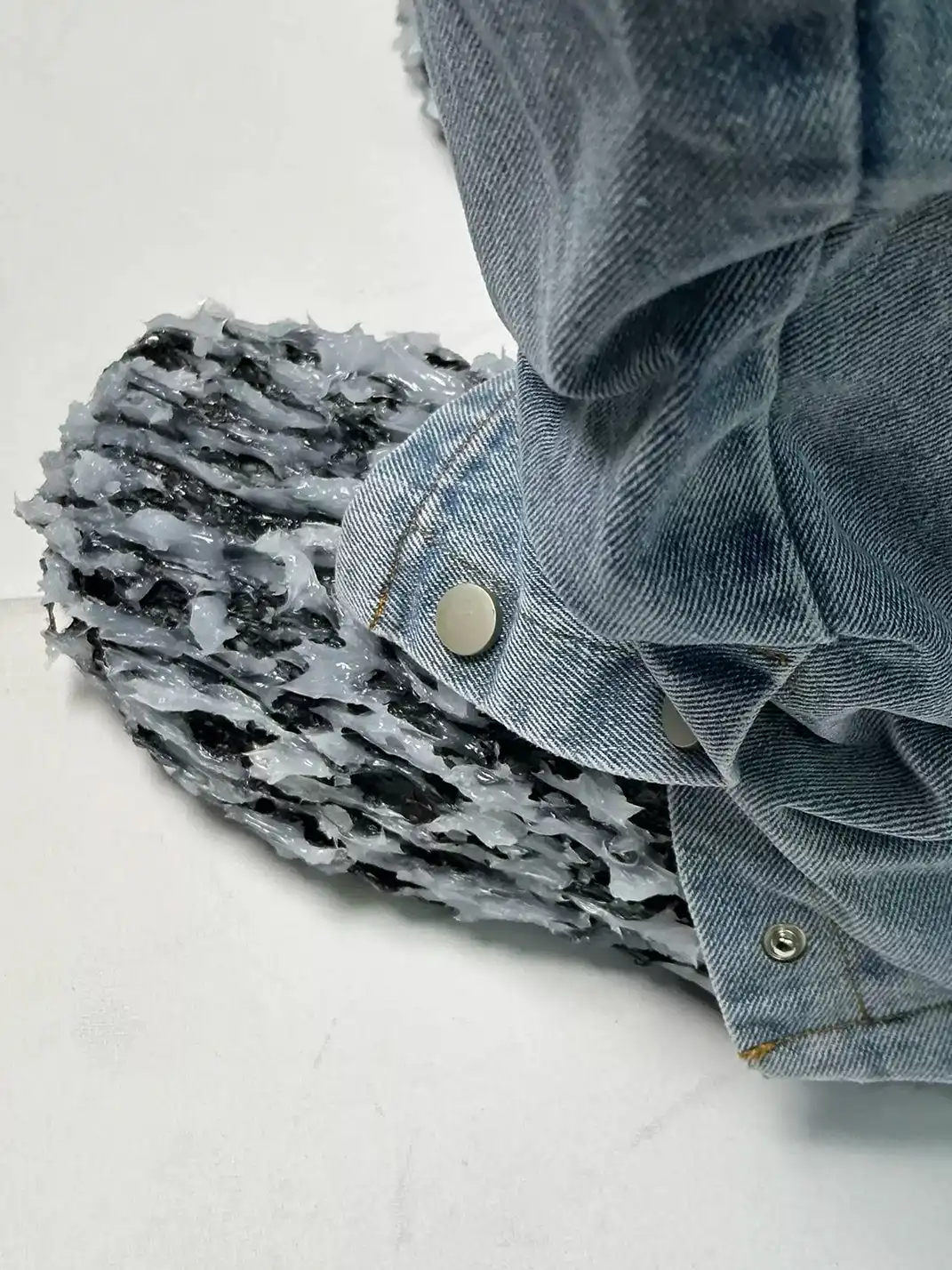 BR | Frost Stone Rough Surface Backless Thick Sole Clogs