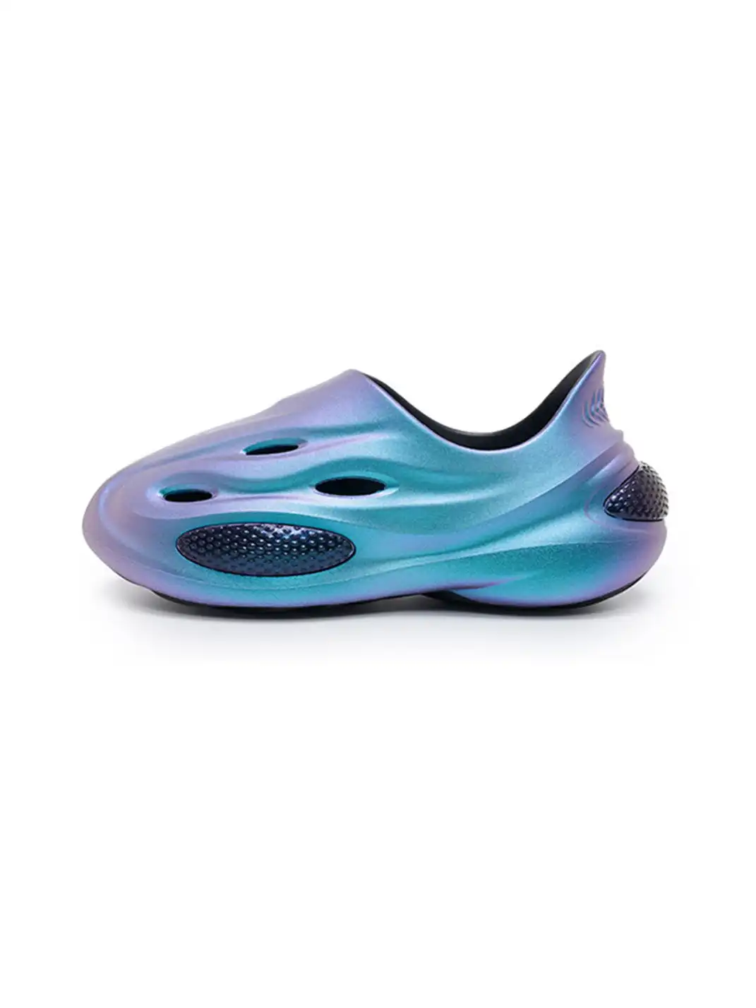 Regorer | Perforated Hollow Out EVA Chunky Platform Slip On Clog Sandals
