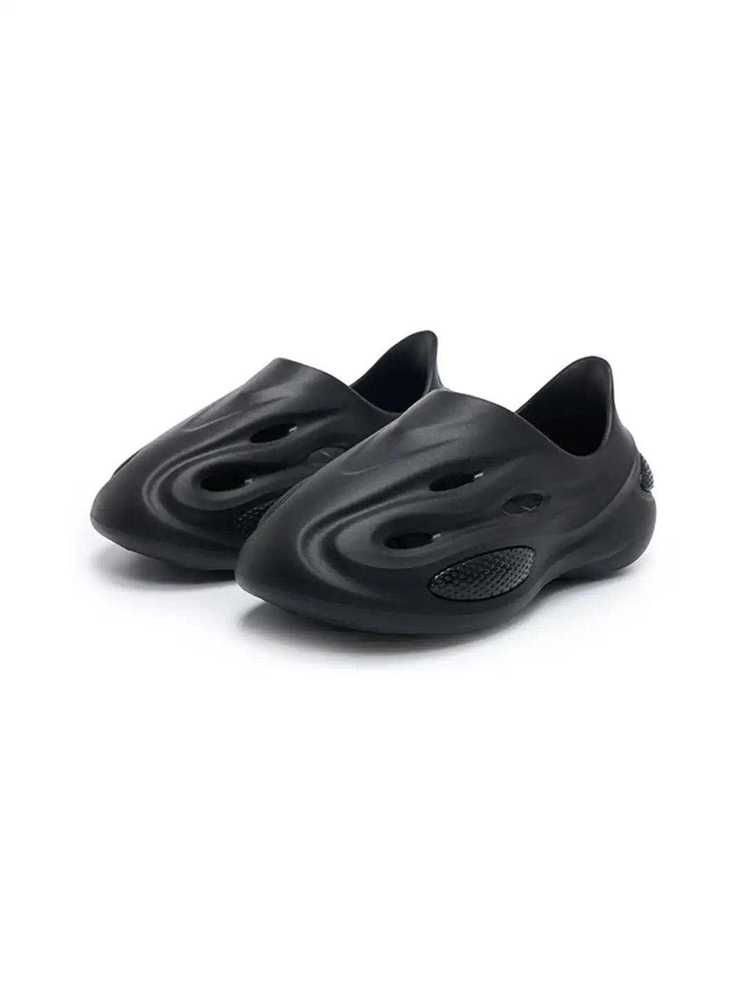 Regorer | Perforated Hollow Out EVA Chunky Platform Slip On Clog Sandals