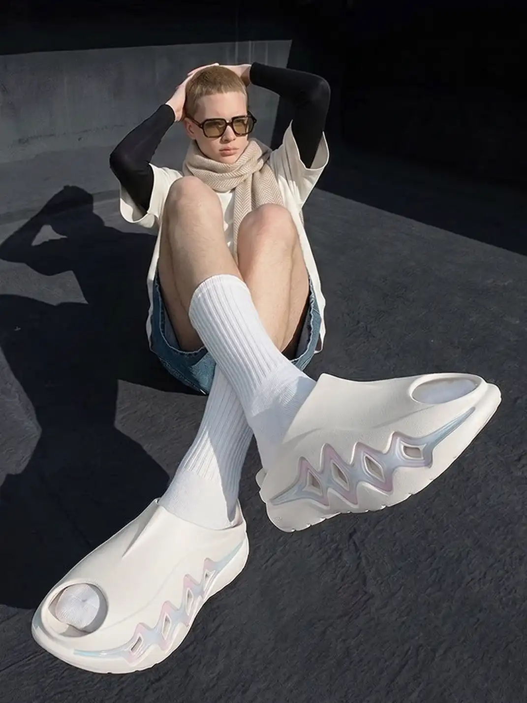 Regorer | Shark Shape Open Toe Soft Sole EVA Slide Slippers