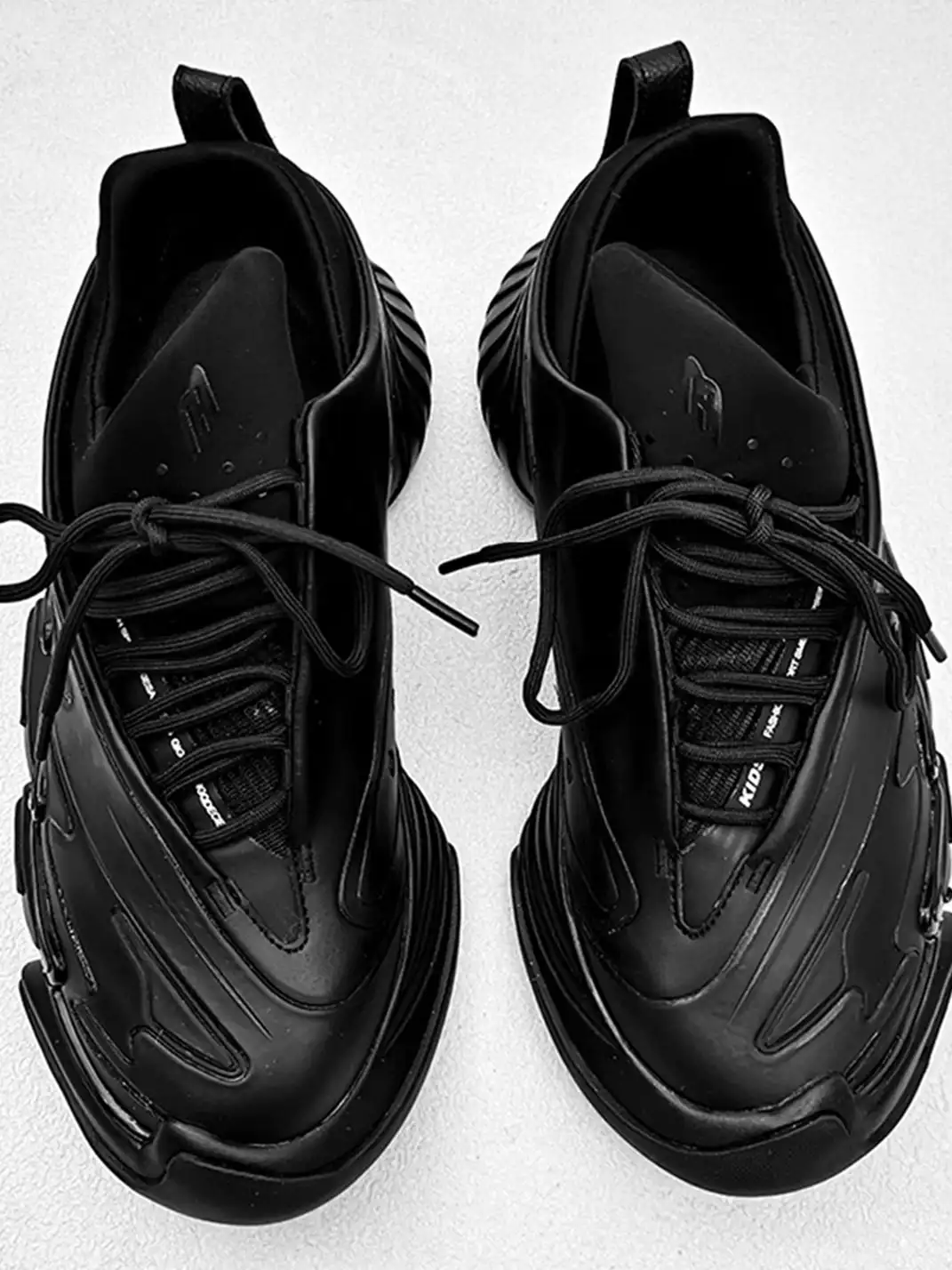 PVKB | All Black Samurai Gear Tread Chunky Platform Dad Sneakers