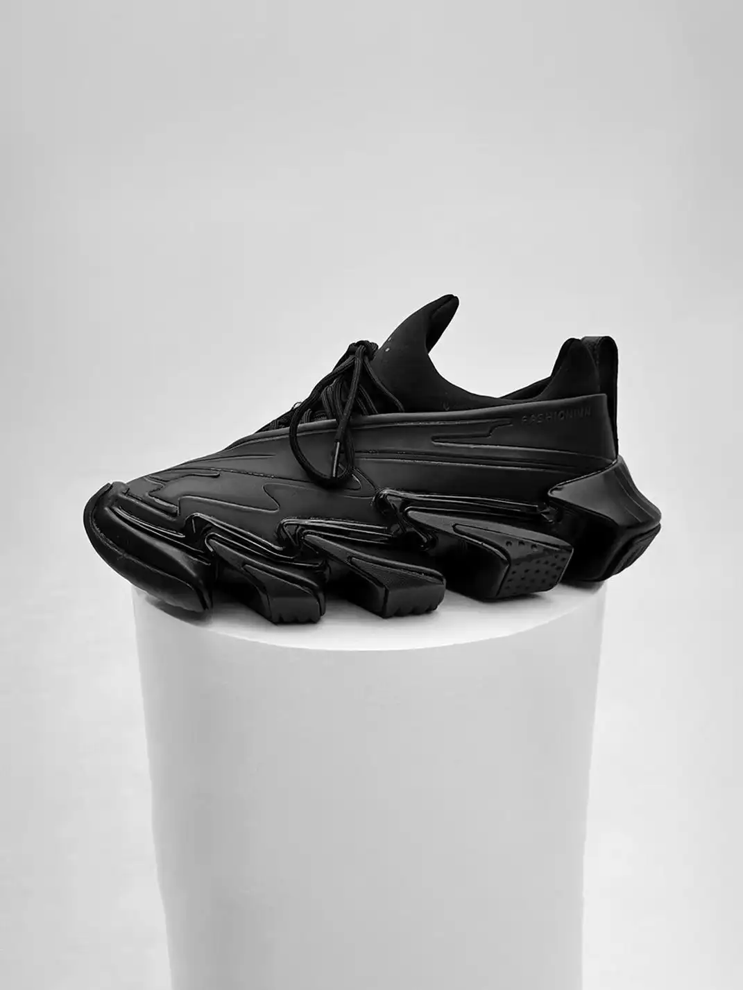 PVKB | All Black Samurai Gear Tread Chunky Platform Dad Sneakers