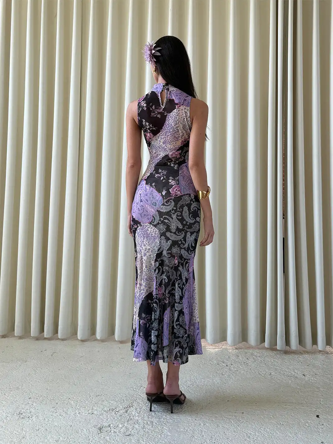 CAPPOW | Stretchy Slim Fit Mermaid Chinese Cheongsam Dress