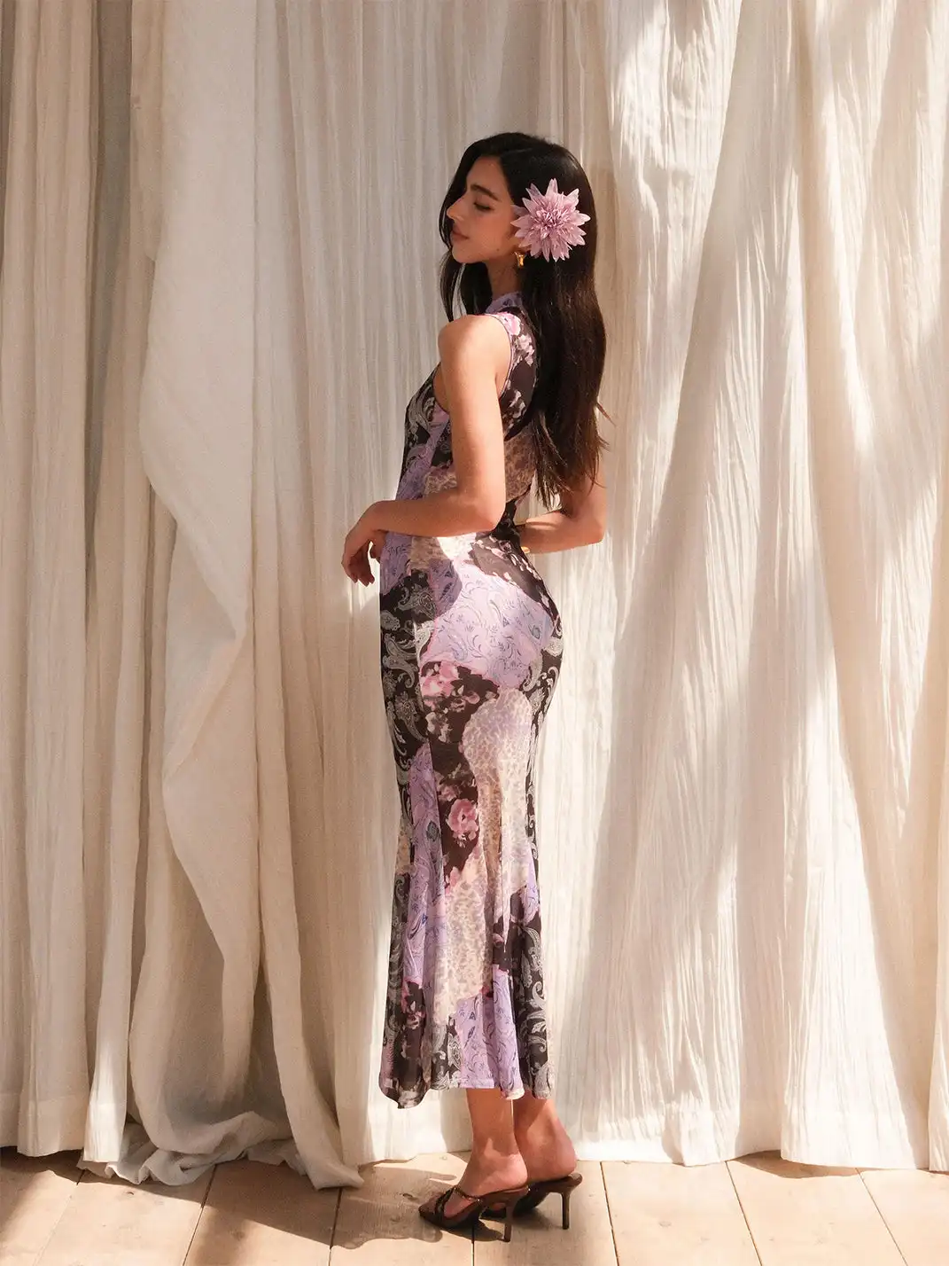 CAPPOW | Stretchy Slim Fit Mermaid Chinese Cheongsam Dress