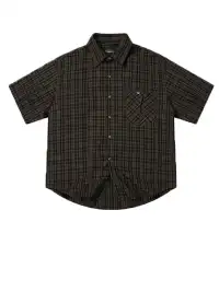 BOTANICA | Vintage Short Sleeve Plaid Shirt