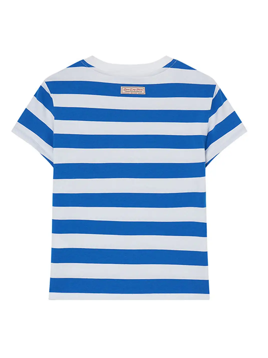 EVISTUB | Color Block Stripe Crew Neck T-Shirt