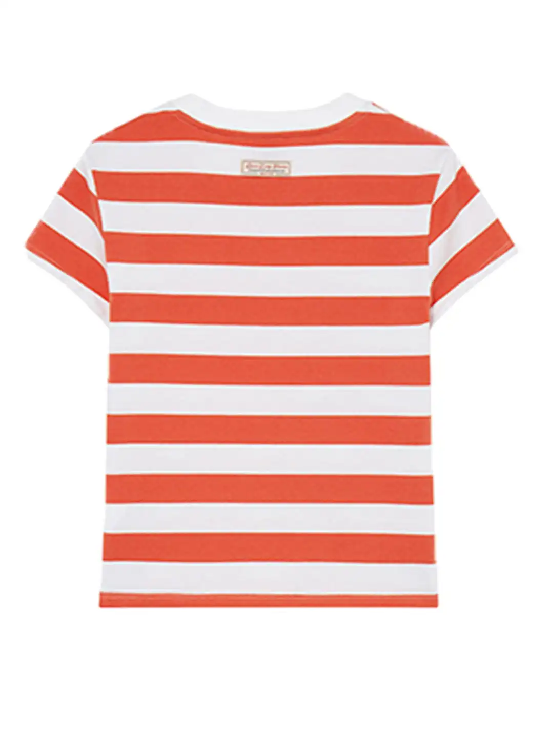 EVISTUB | Color Block Stripe Crew Neck T-Shirt