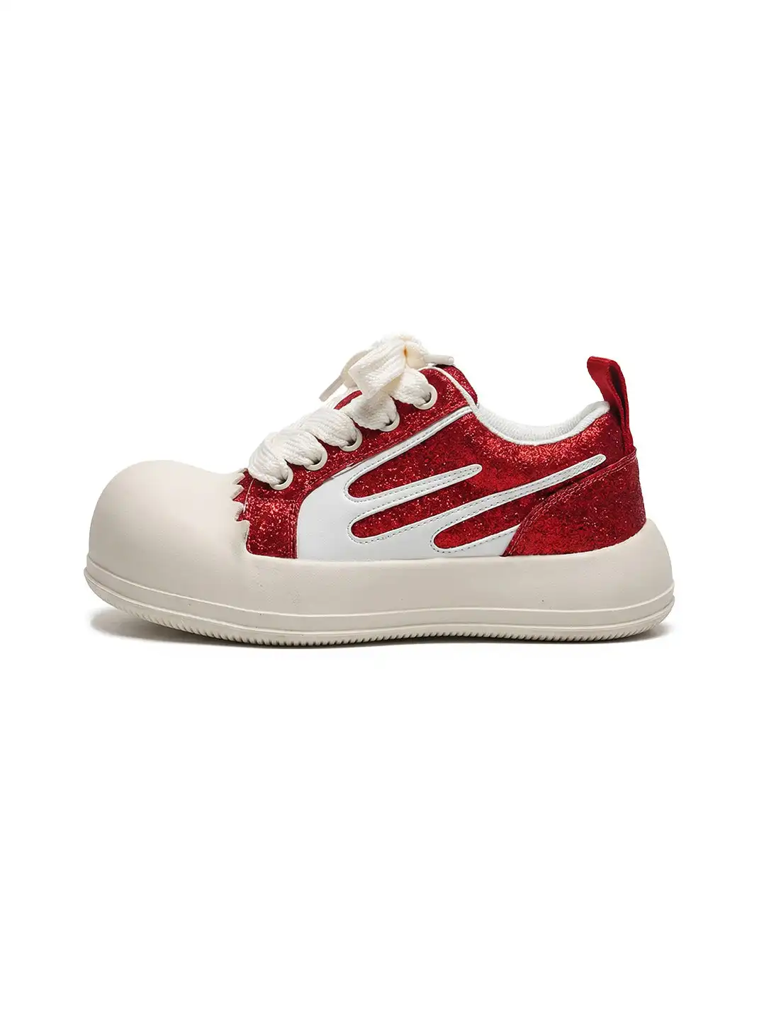 Uenoplanet | Jagged Edge Oversized Round Toe Chunky Platform Skate Sneakers