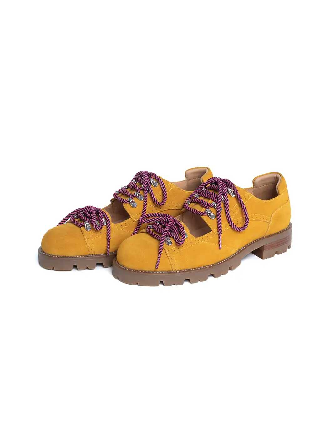 DYZZYMOTIF | Cut Out Workwear Genuine Leather Derby Shoes