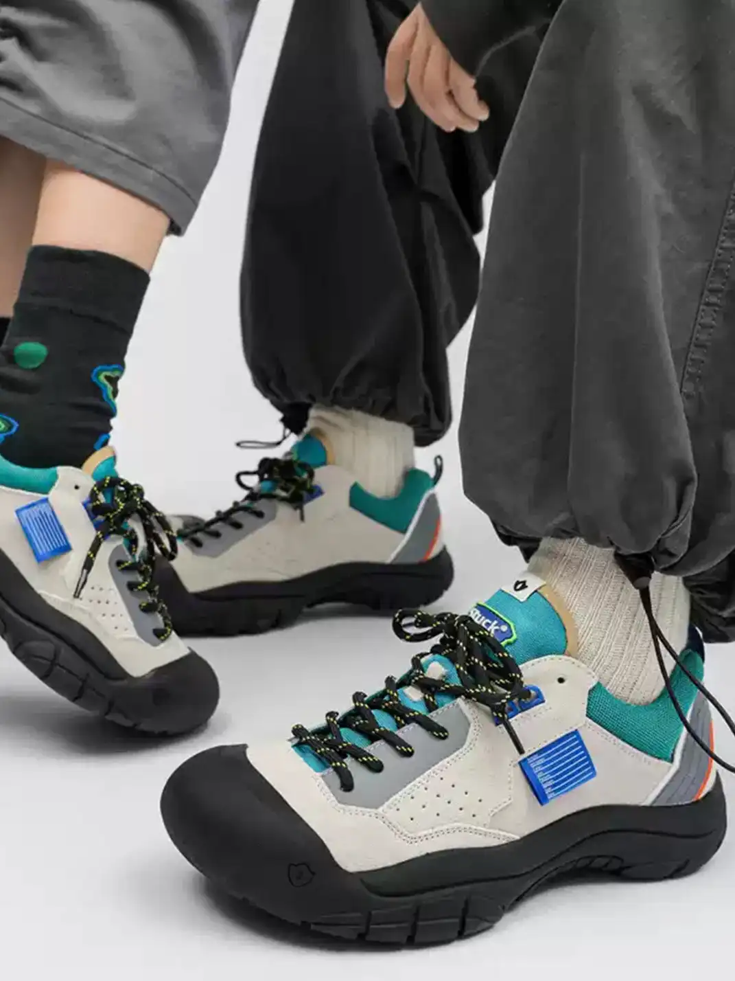 StuckB | Suede Outdoor Hiking Chunky Platform Sneakers