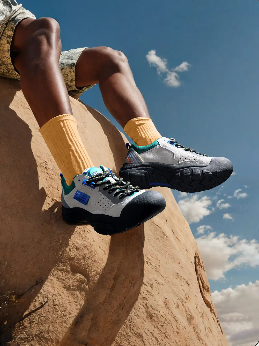 StuckB | Suede Outdoor Hiking Chunky Platform Sneakers