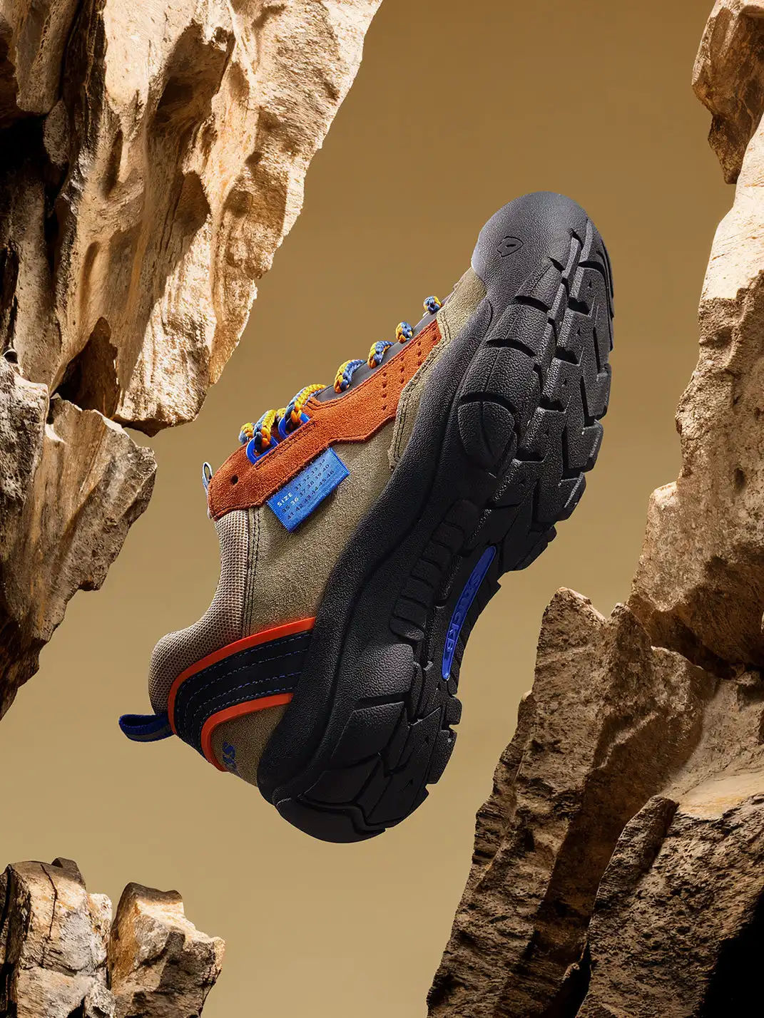 StuckB | Suede Outdoor Hiking Chunky Platform Sneakers