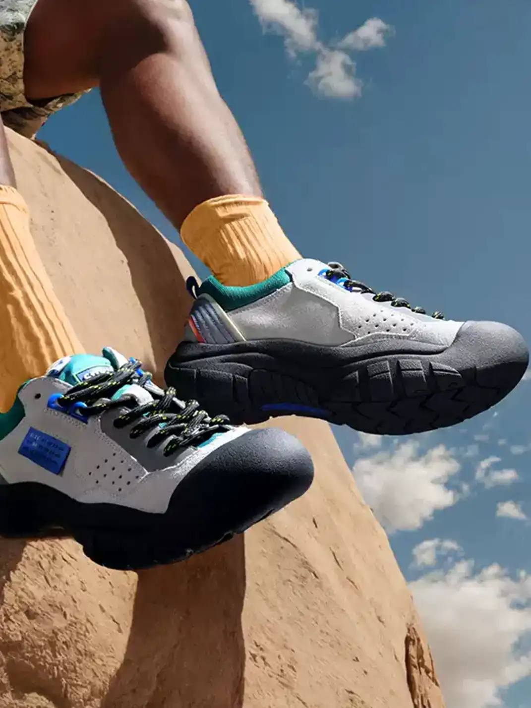 StuckB | Suede Outdoor Hiking Chunky Platform Sneakers