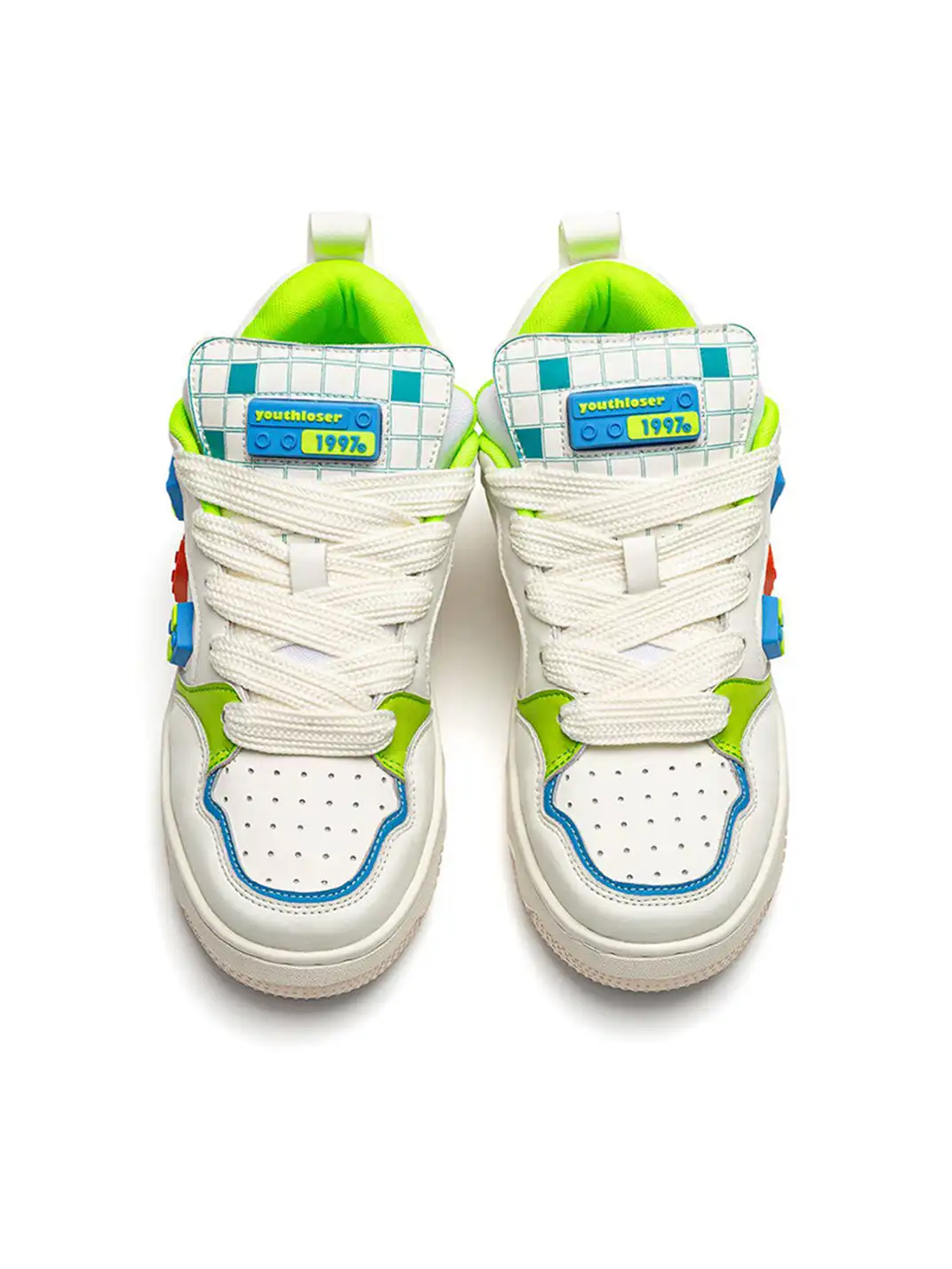 Youthloser | Building Block Versatile Chunky Bread Shape Skate Sneakers