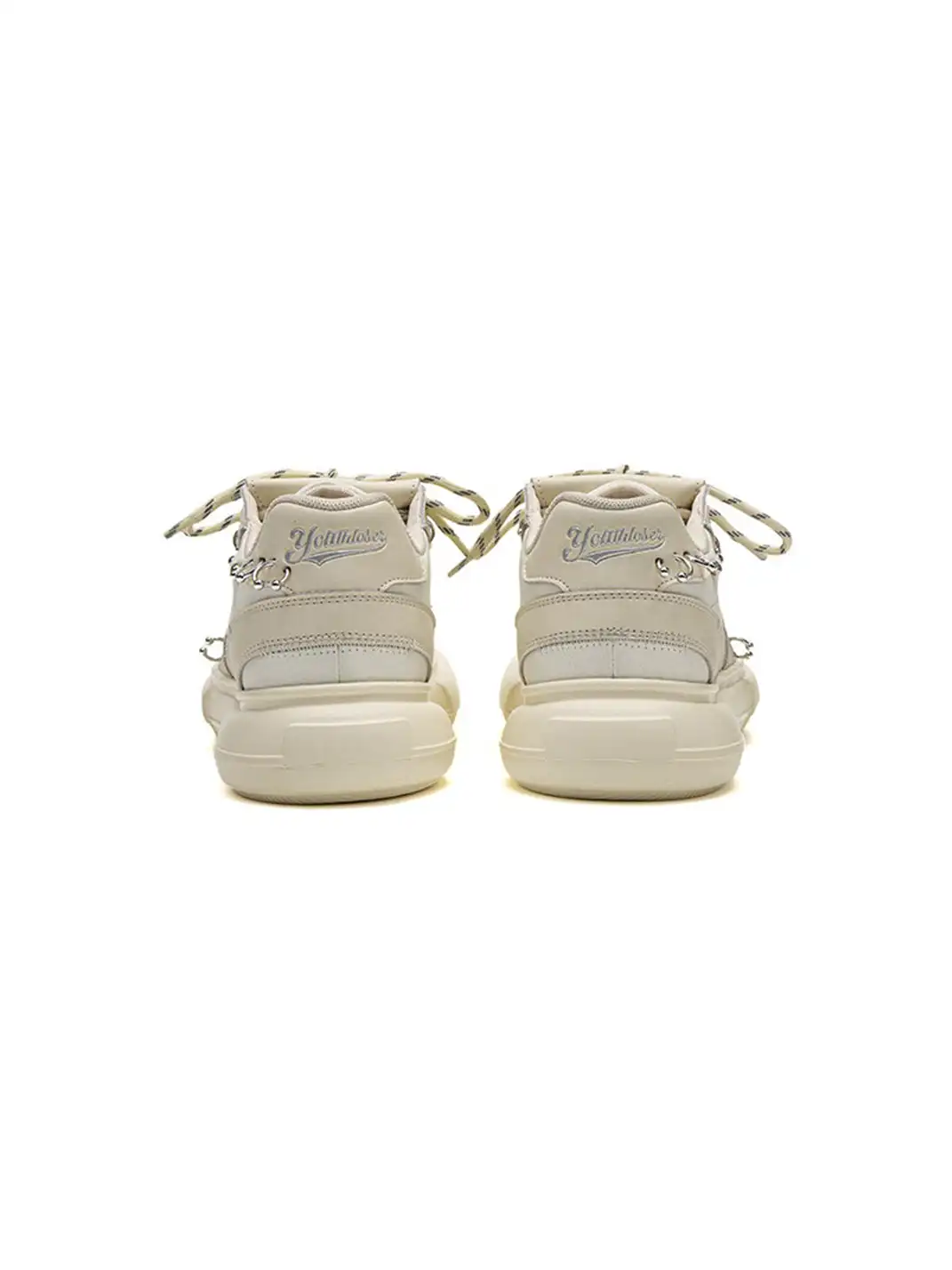 Youthloser | Metal Stud Punk Oversized Round Toe Chunky Platform Shoes