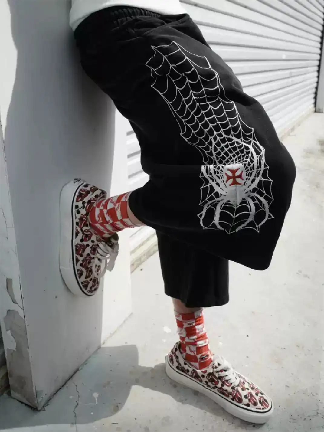 LOSTTAG | Rolling Stones Polka Dot Street Skate Shoes