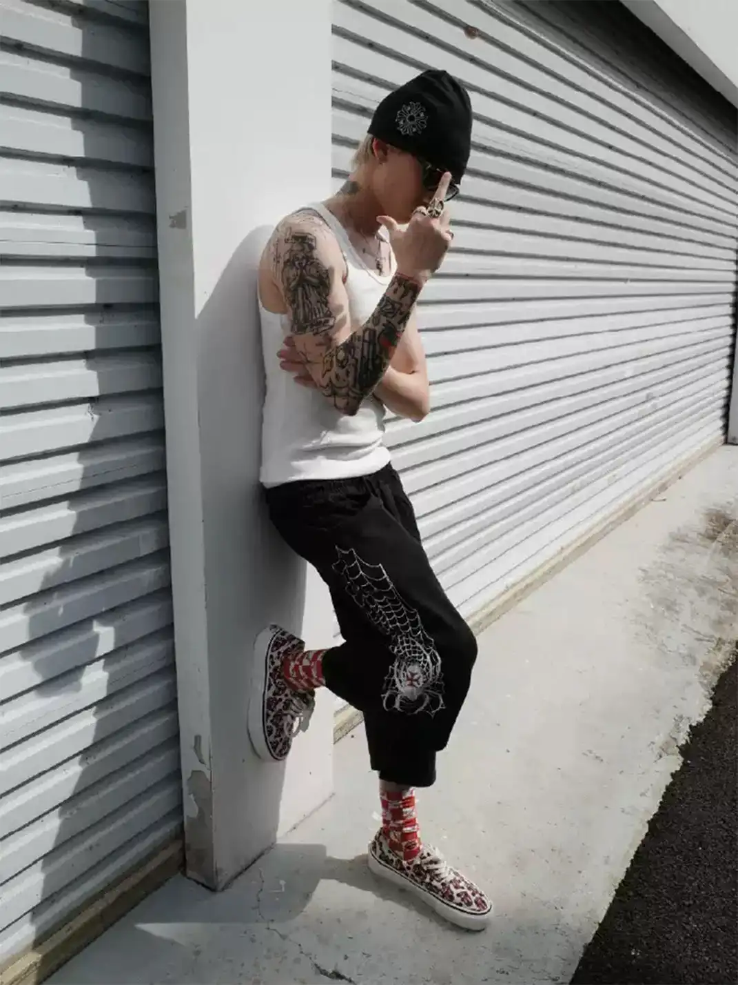 LOSTTAG | Rolling Stones Polka Dot Street Skate Shoes