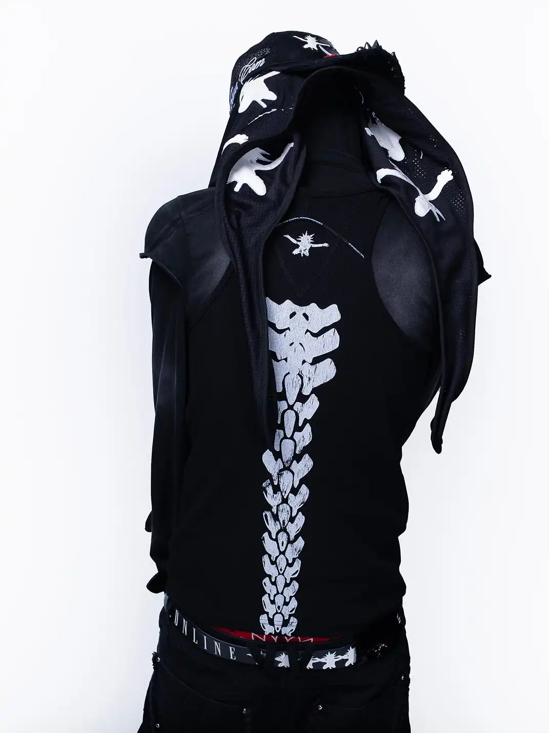 FVVO | Skull Monster Print Tank Top