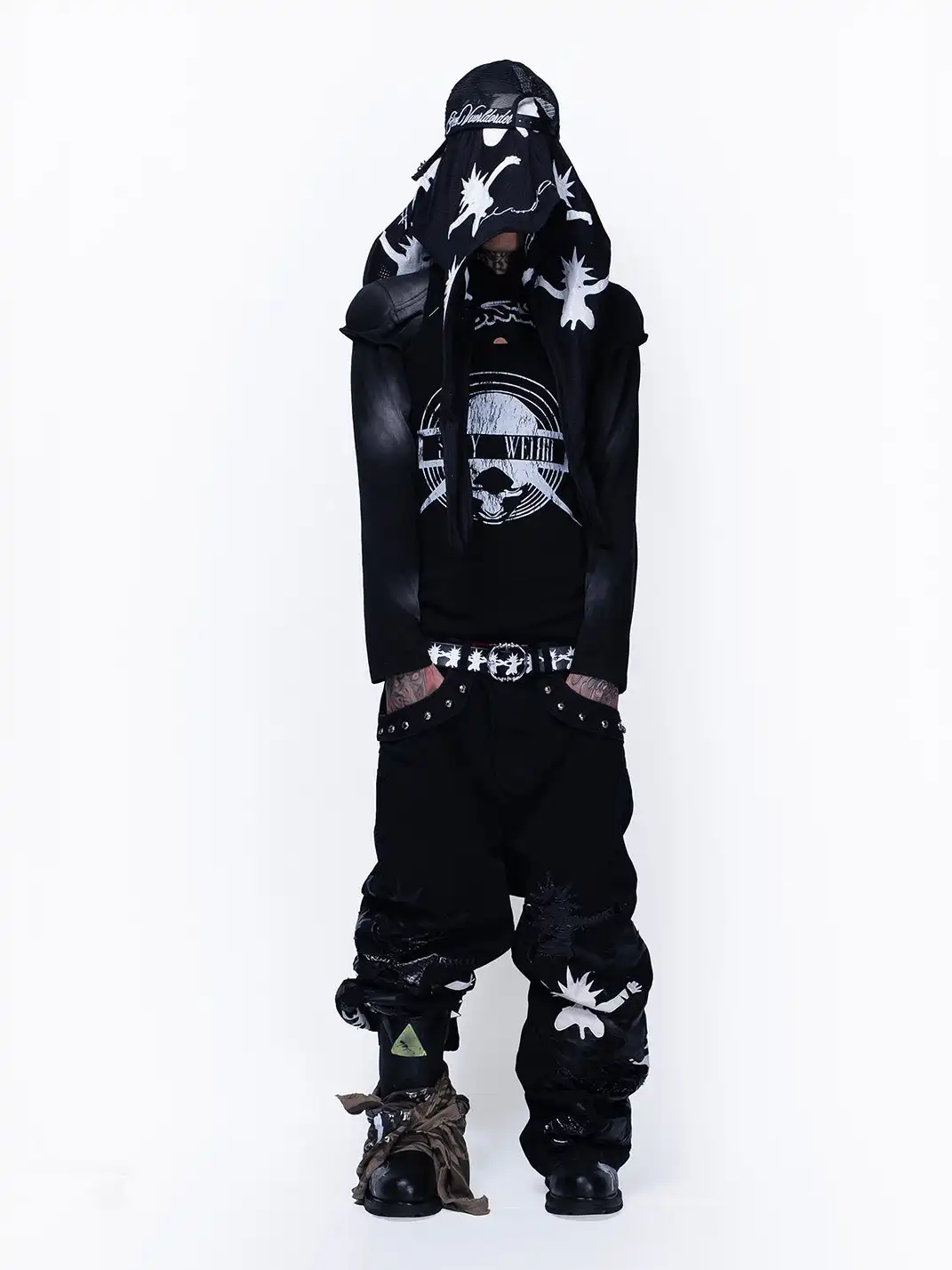 FVVO | Skull Monster Print Tank Top