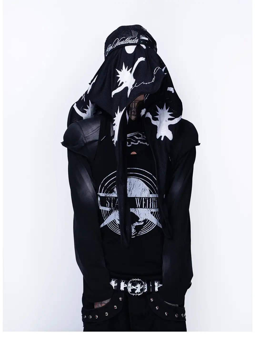 FVVO | Skull Monster Print Tank Top