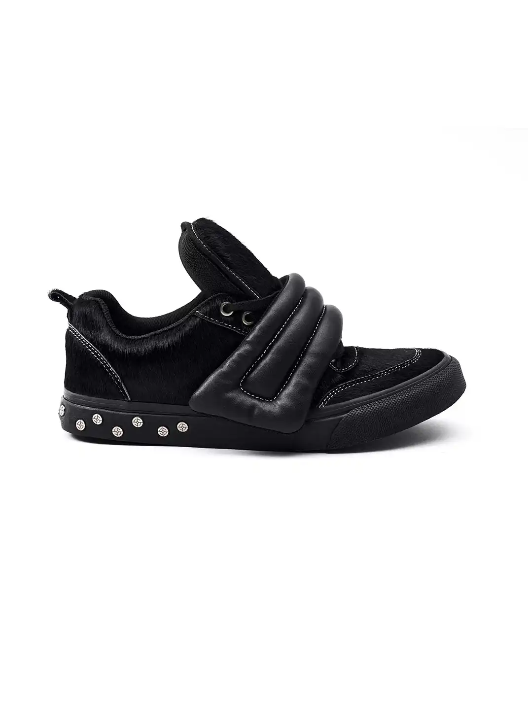 WATCH YOUR STEP | Genuine Horse Hair Velcro Skate Sneakers