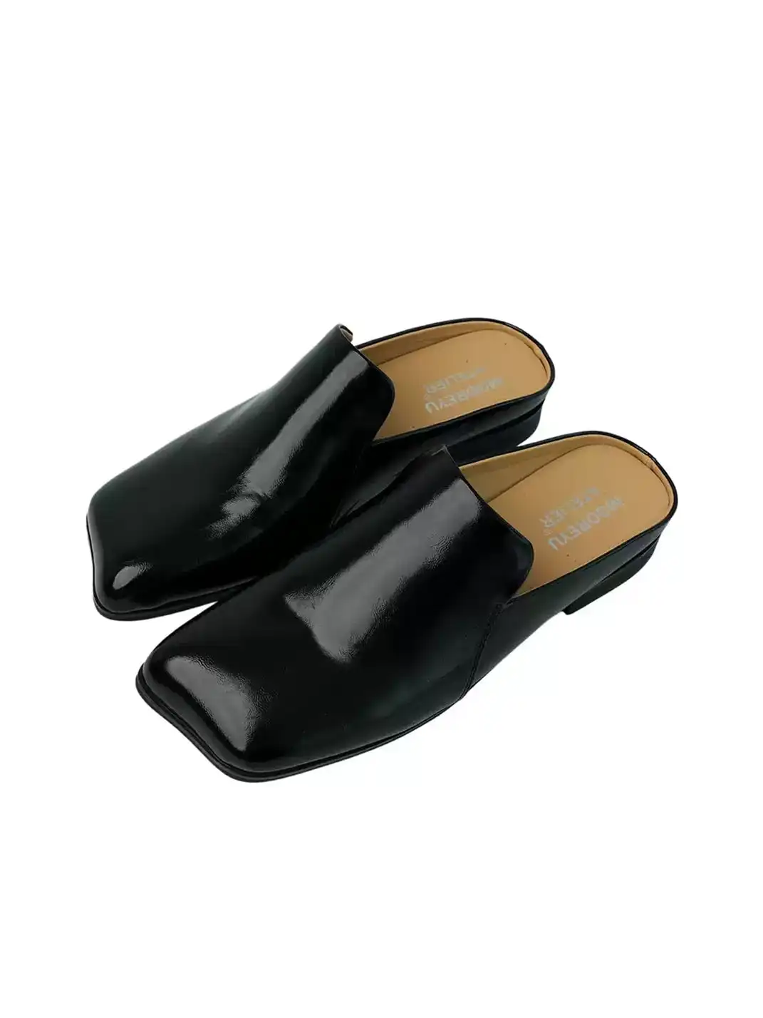 Mooreyu Atelier | Flat Closed Toe Mule Shoes