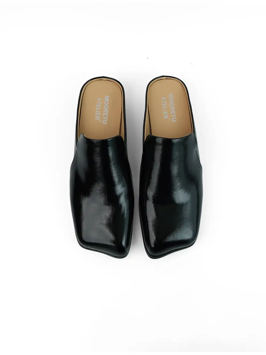 Mooreyu Atelier | Flat Closed Toe Mule Shoes