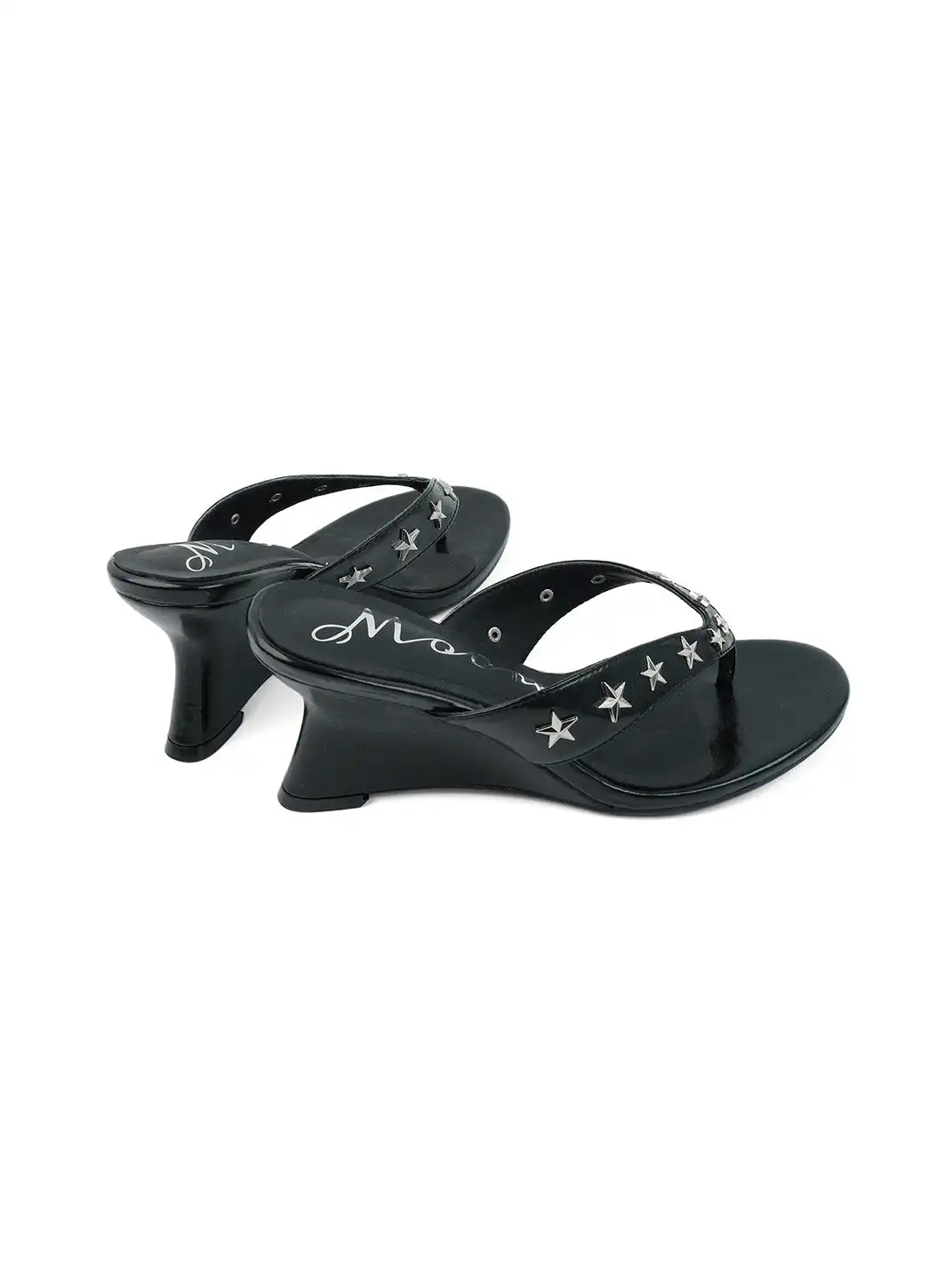 Mooreyu Atelier | Studded Thong Soft Sole High Heel Sandals