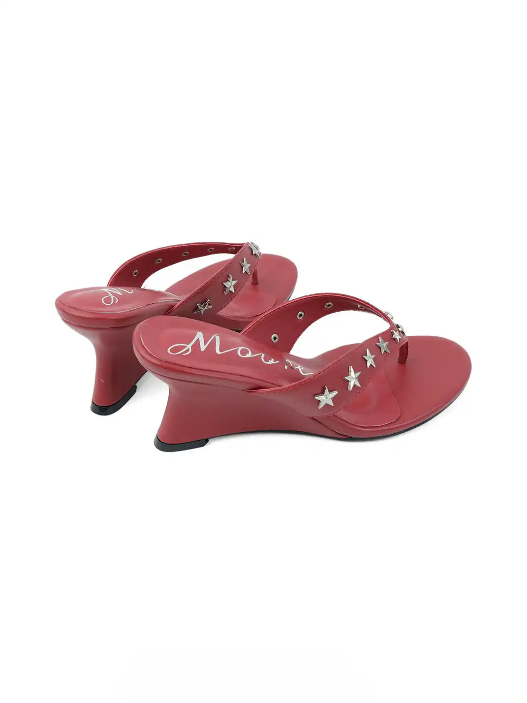 Mooreyu Atelier | Studded Thong Soft Sole High Heel Sandals