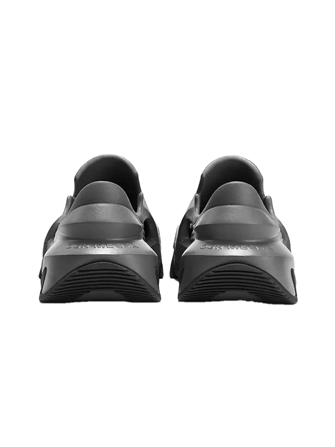 OGR | Black Hollow Out Platform Clogs