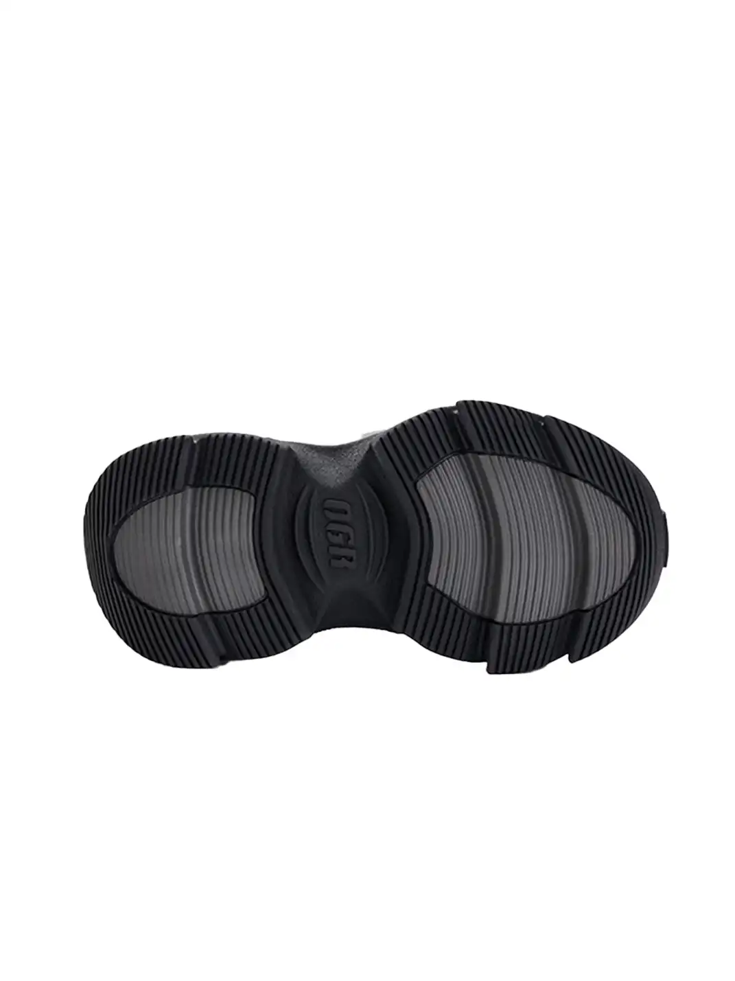 OGR | Black Hollow Out Platform Clogs