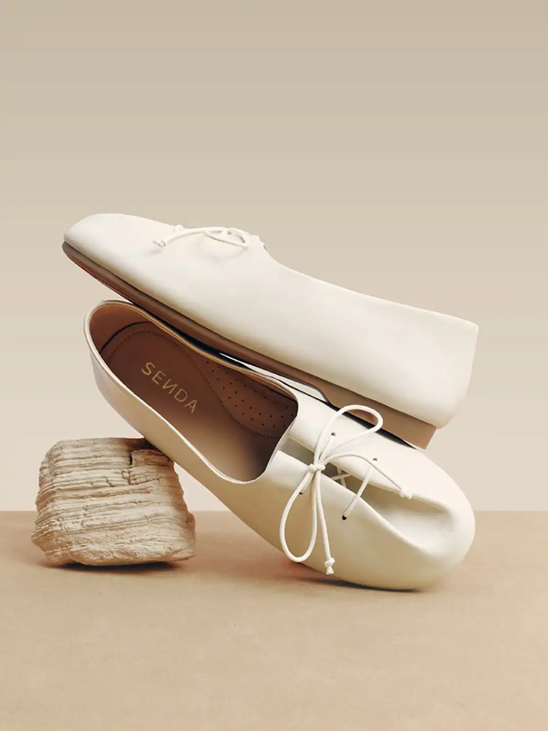 Senda | Soft Sheepskin Flat Loafers