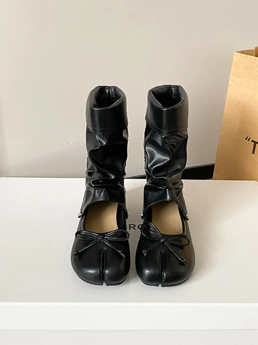 RONG | Detachable Athletic Tabi Ballet Sandal Boots