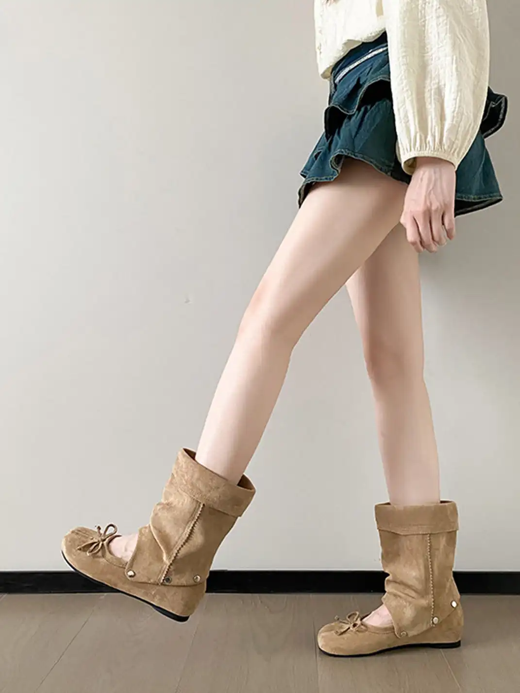 RONG | Detachable Athletic Tabi Ballet Sandal Boots