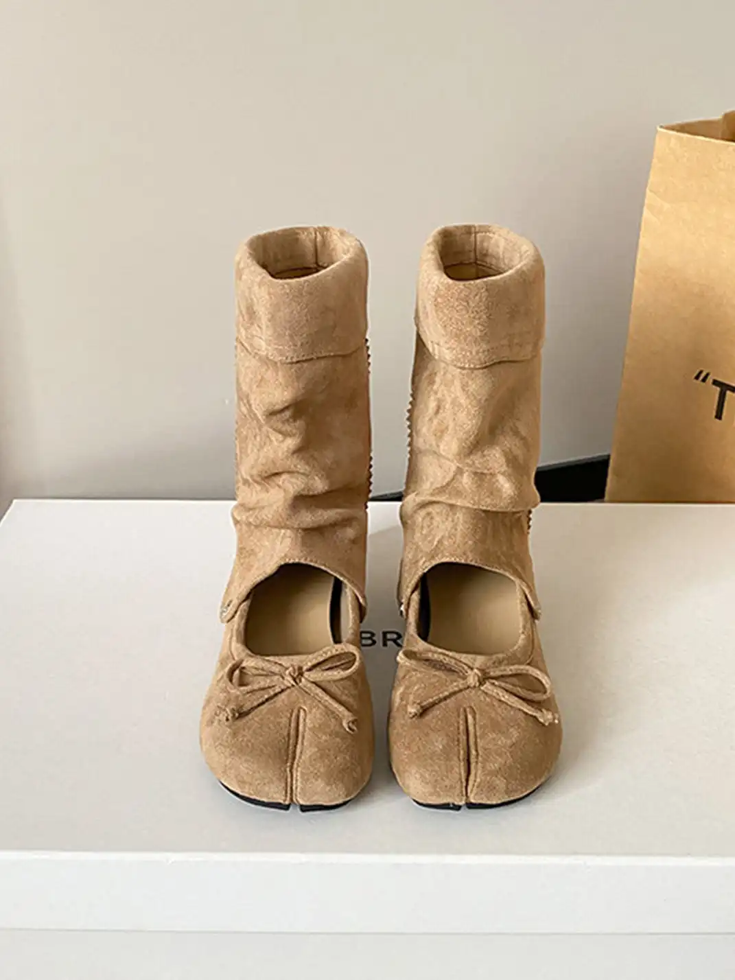 RONG | Detachable Athletic Tabi Ballet Sandal Boots