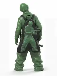 IV MATIC | Parody Green Soldier Backpack