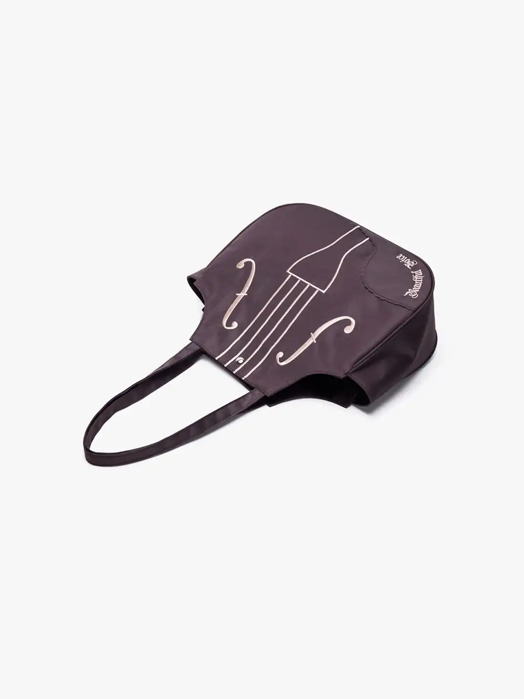 HIATUS | Embroidered Violin Casual Shoulder Tote Bag