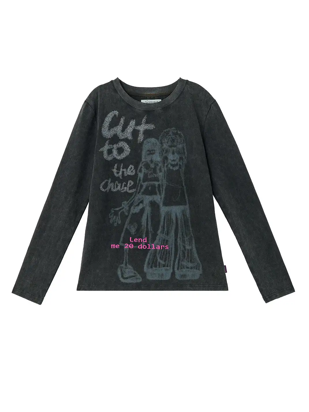Achihara | Regular Shoulder Comic Print Graphic T-Shirt