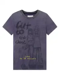 Achihara | Regular Shoulder Comic Print Graphic T-Shirt