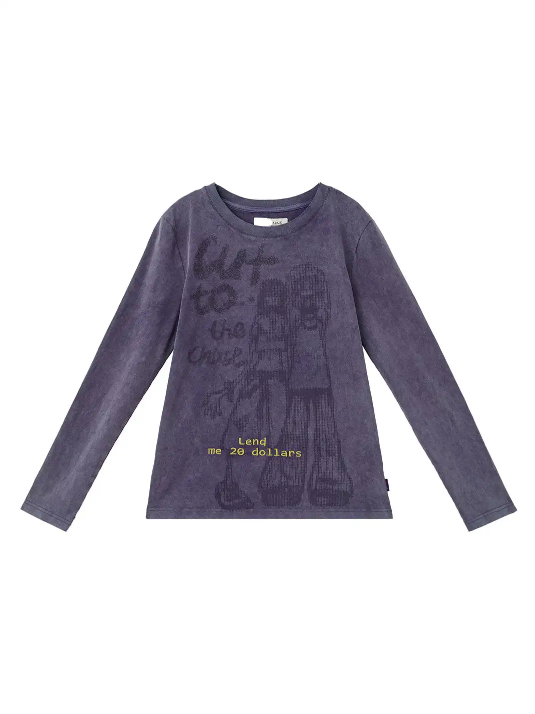 Achihara | Regular Shoulder Comic Print Graphic T-Shirt
