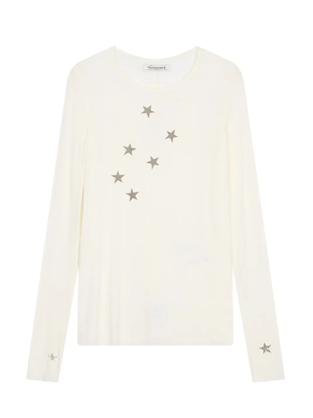 Achihara | Star Print Long Sleeve T-Shirt