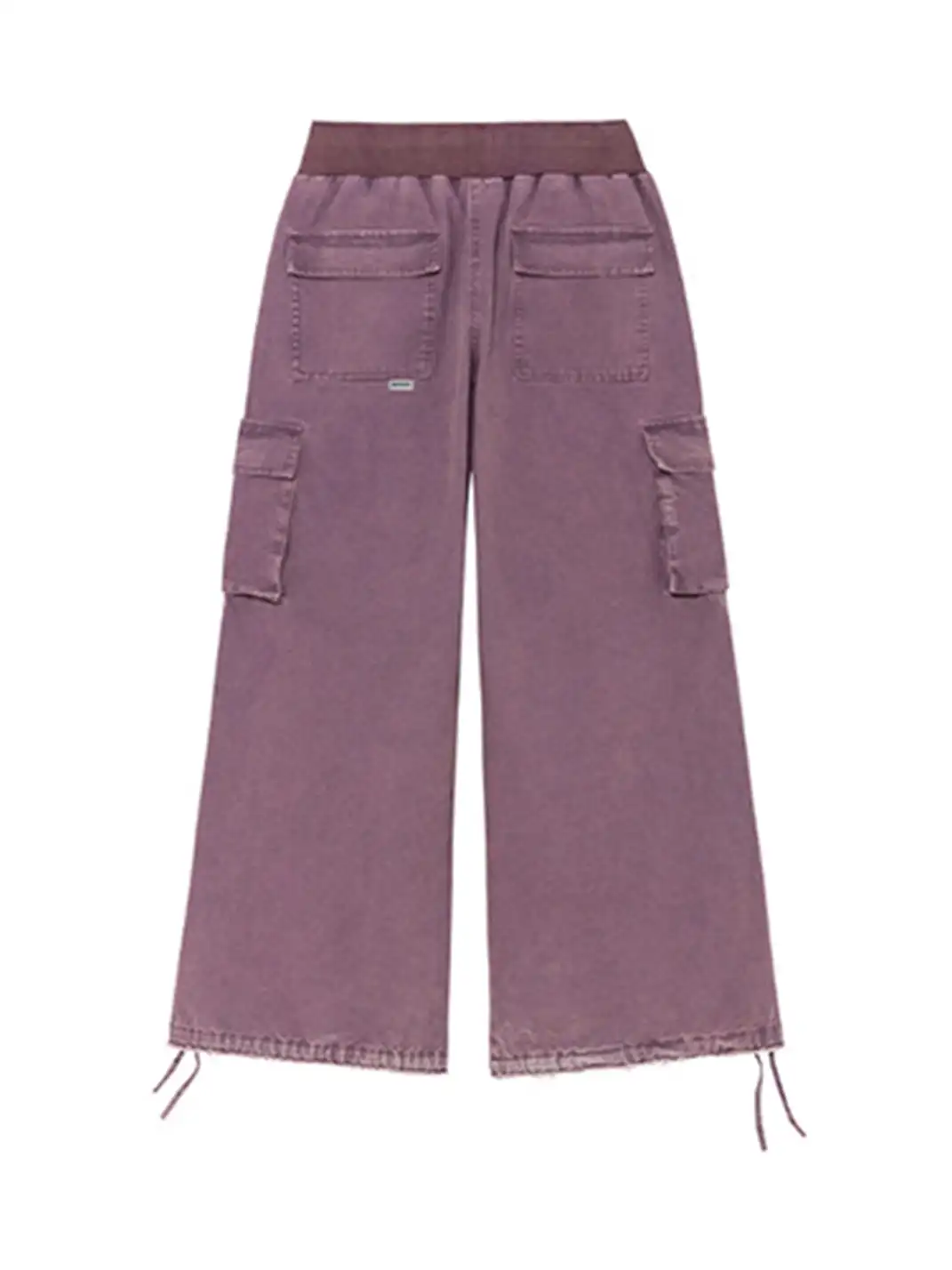 Achihara | Star Print Floor-Length Wide Leg Pants