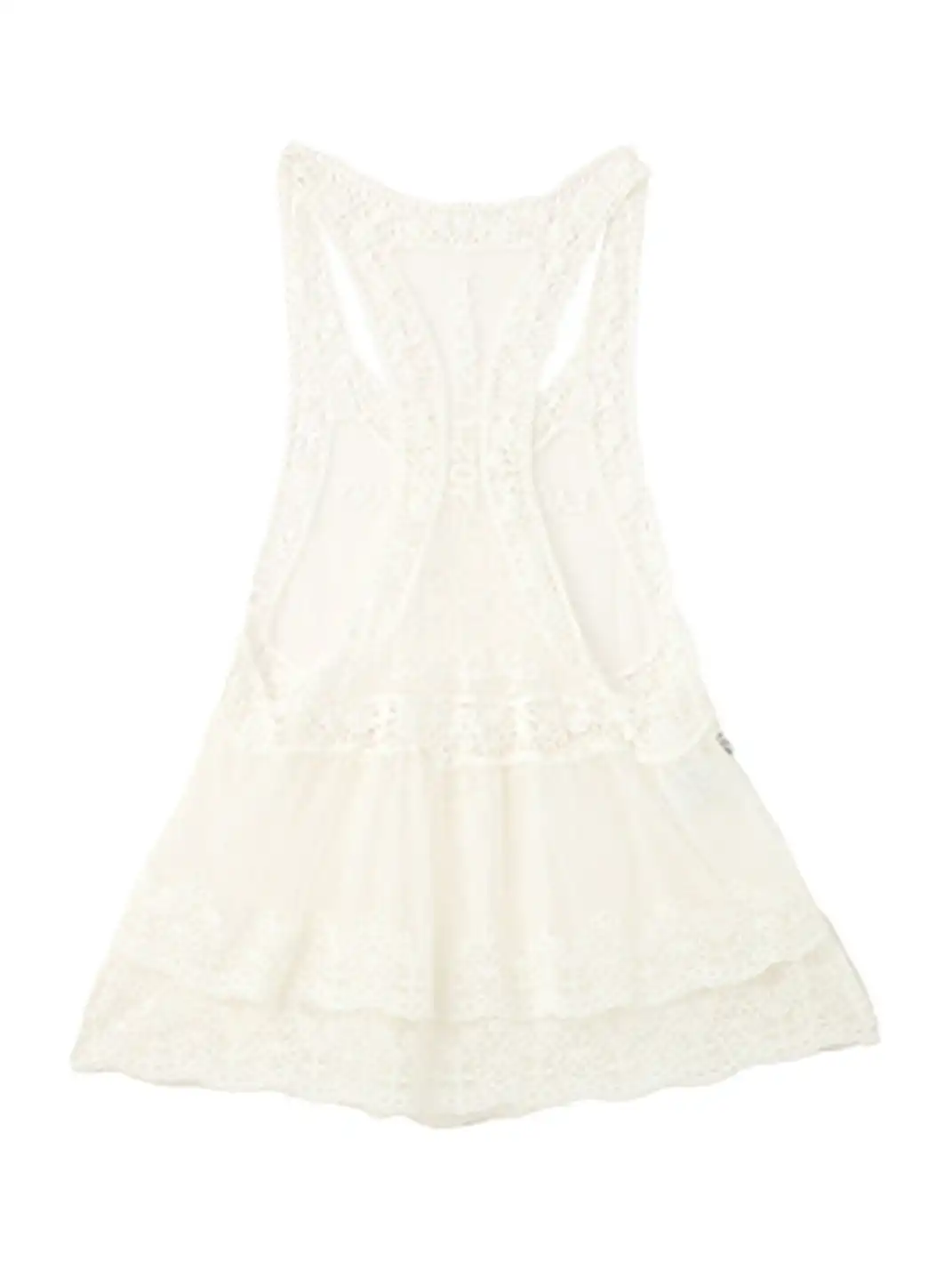 Achihara | Racerback Layered Lace Mesh Slip Dress