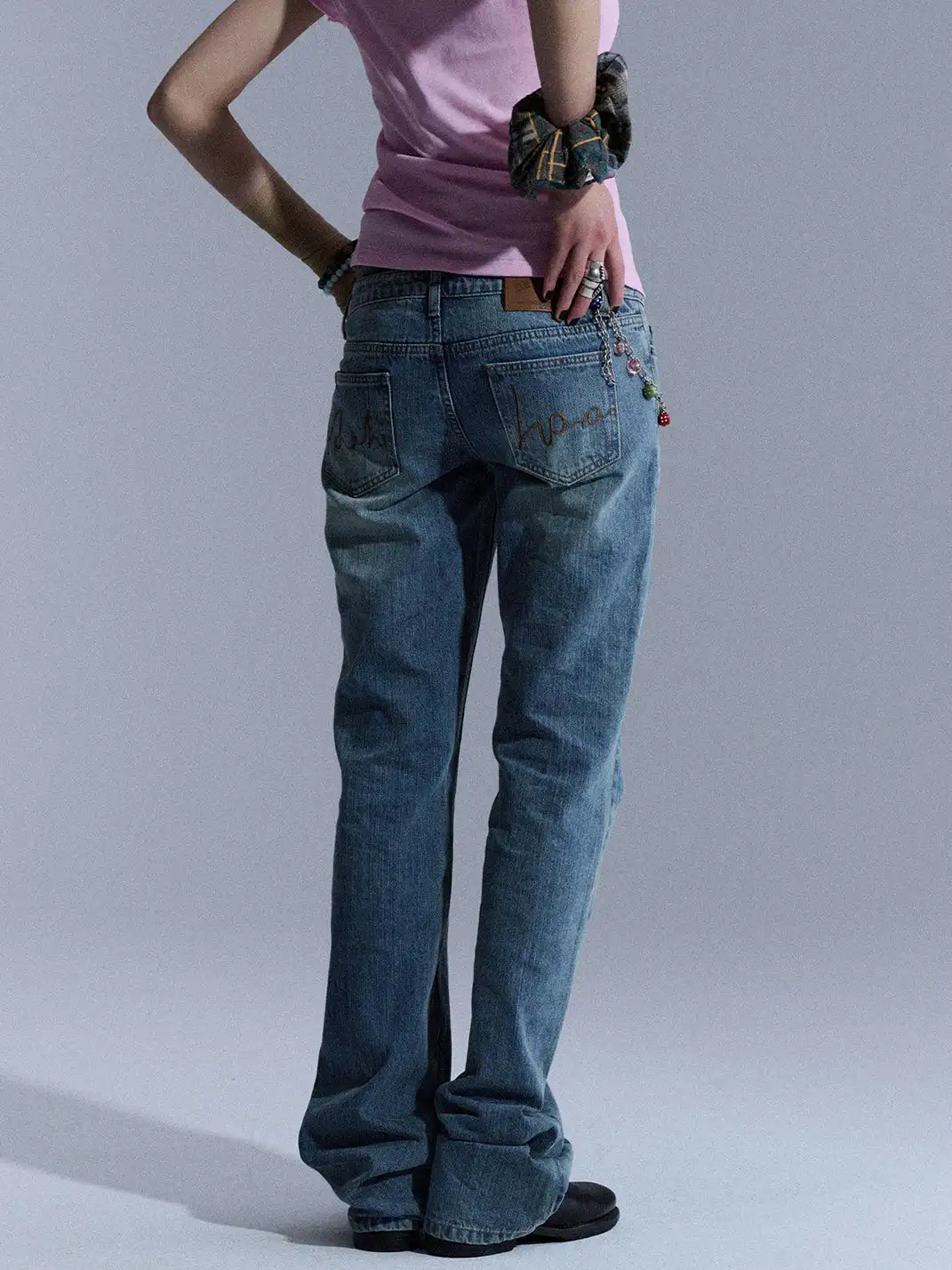 Achihara | Low Waist Slim Flare Jeans