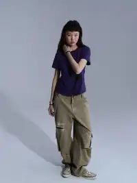 Achihara | Distressed Ripped Washed Long Pants