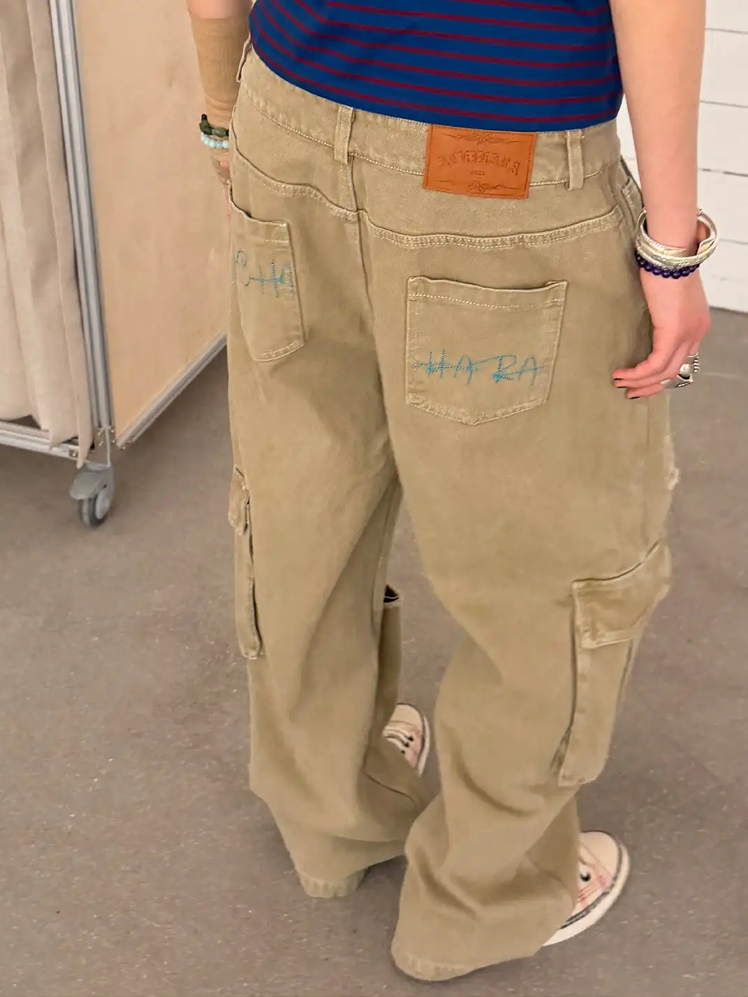 Achihara | Distressed Ripped Washed Long Pants
